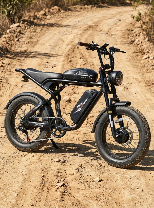 <b>SAMEBIKE</b> • Электровелосипед M20-III 2000W 36Ah электрофетбайк с большим запасом хода Черный