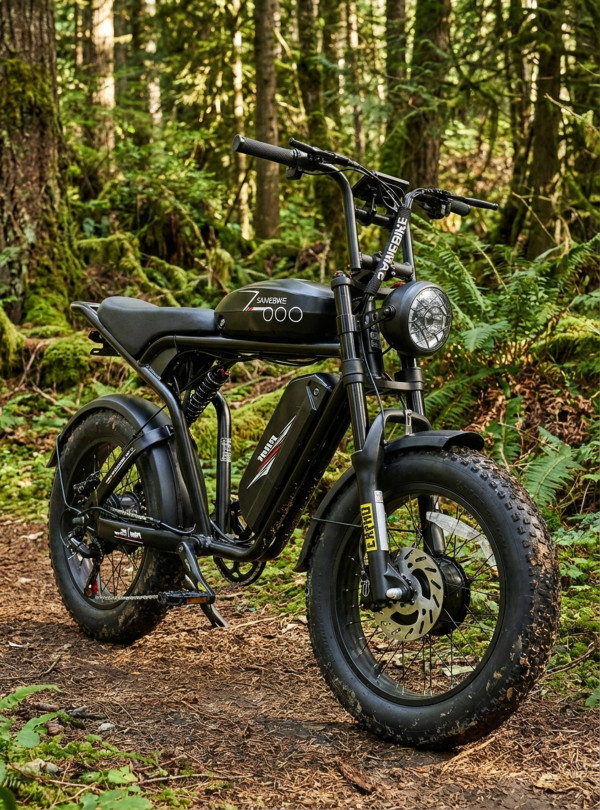 <b>SAMEBIKE</b> • Электровелосипед M20-III 2000W 36Ah электрофетбайк с большим запасом хода Черный