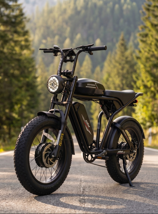 <b>SAMEBIKE</b> • Электровелосипед M20-III 2000W 36Ah электрофетбайк с большим запасом хода Черный