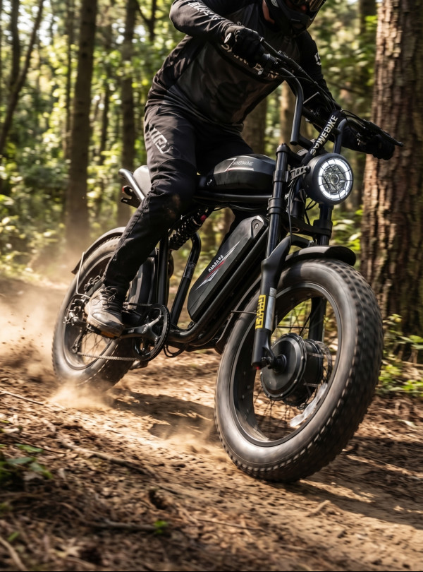 <b>SAMEBIKE</b> • Электровелосипед M20-III 2000W 36Ah электрофетбайк с большим запасом хода Черный