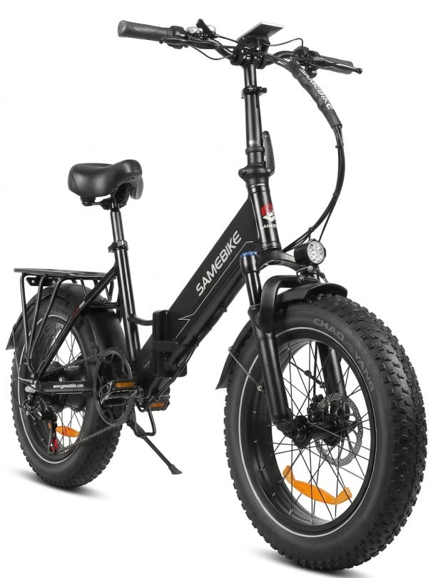 <b>SAMEBIKE</b> • Электрический велосипед складной LOTDM20 750W 13Ah электро фетбайк городской Черный