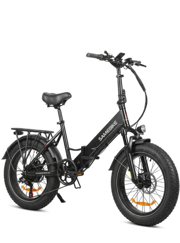 <b>SAMEBIKE</b> • Электрический велосипед складной LOTDM20 750W 13Ah электро фетбайк городской Черный