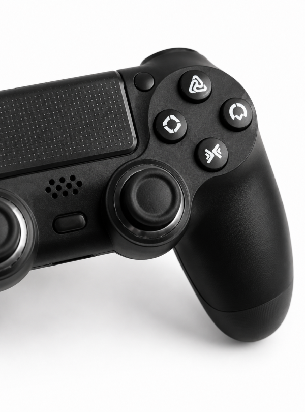 <b>OnePro</b> • Джойстик бездротовий геймпад для PS3 PS4 PC Android iOS Bluetooth універсальний Чорний