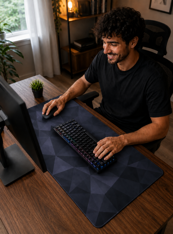 <b>OnePro</b> • Коврик для мыши большой компьютерный игровой 900х400 мм на стол 3 мм Разноцветный
