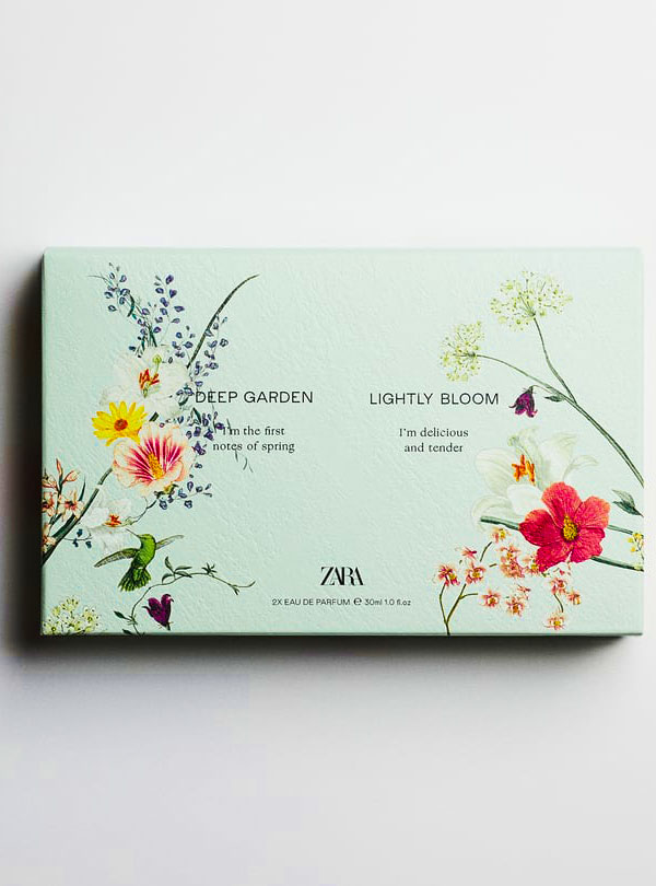 <b>Zara</b> • Жіноча туалетна вода LIGHTLY BLOOM + DEEP GARDEN, 60 мл - Квітковий аромат, жіночі парфуми, парфумерія