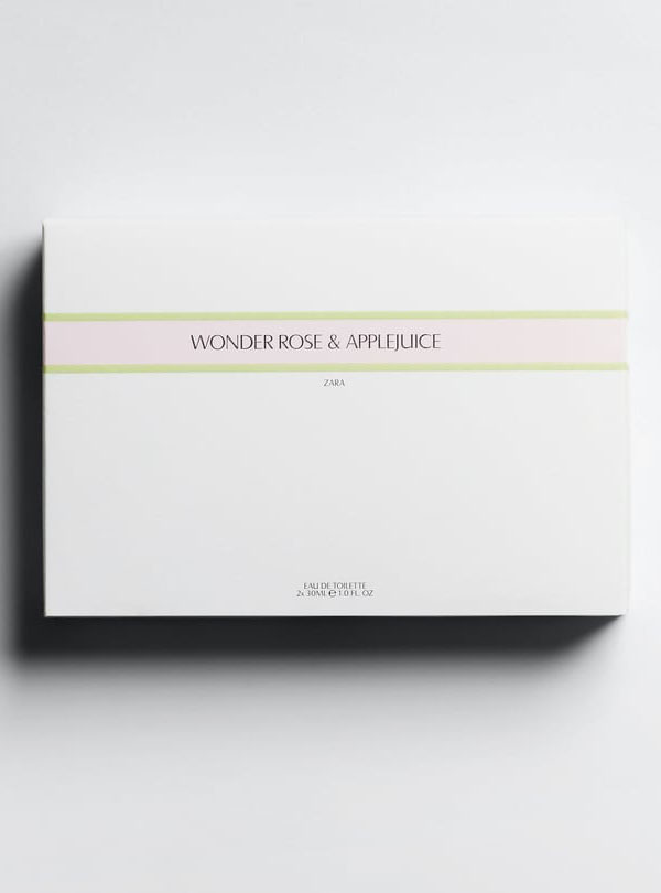 <b>Zara</b> • Жіноча туалетна вода APPLEJUICE + WONDER ROSE, 60 мл - Фруктовий аромат, жіночі парфуми, парфумерія
