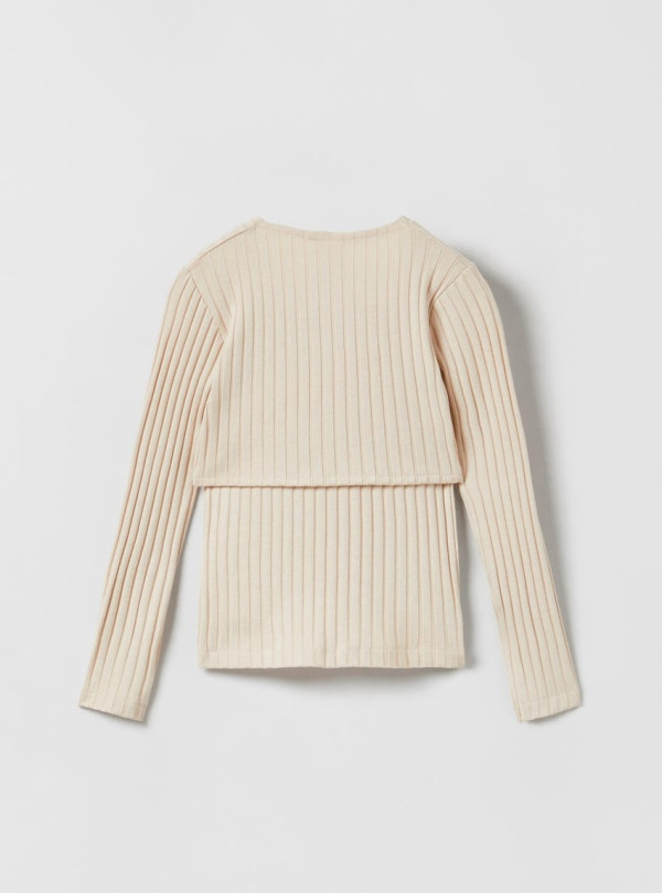 <b>Zara</b> • Комплект для девочки двойка Бежевый