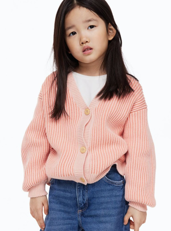 <b>H&M</b> • Кофта кардиган для девочки Розовый