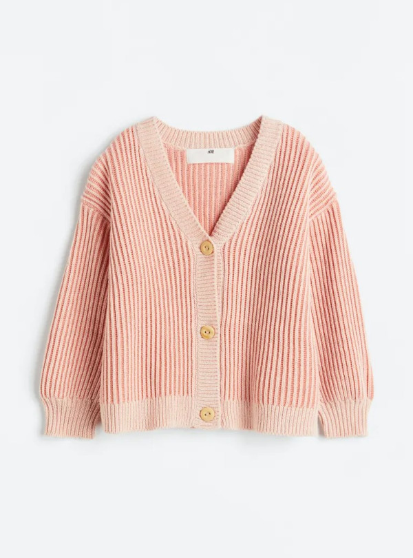<b>H&M</b> • Кофта кардиган для девочки Розовый