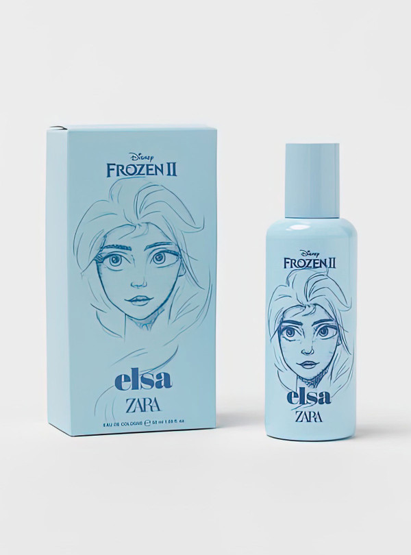 <b>Zara</b> • Детская туалетная вода ELSA © DISNEY 50 мл - Цветочно-фруктовый аромат, детские духи, парфюмерия для девочки