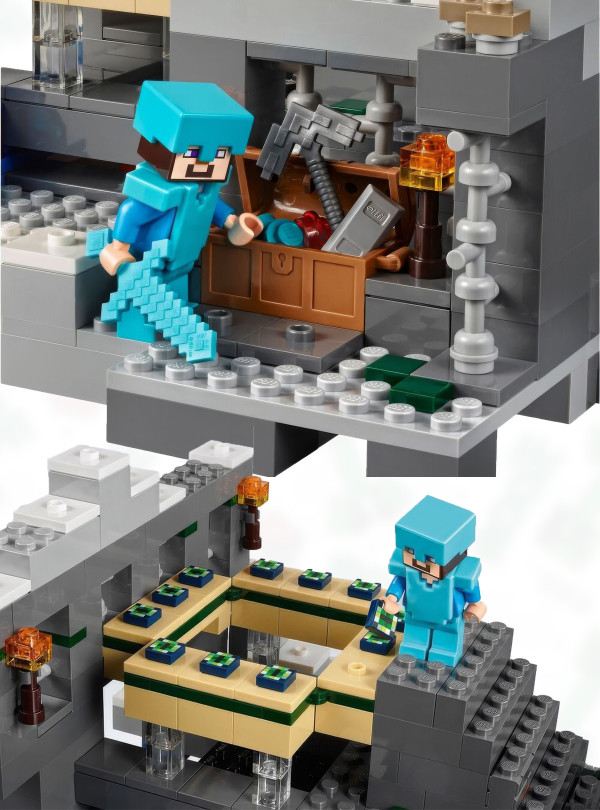 <b>DobraMAMA</b> • Конструктор minecraft для дітей lego / дитячий конструктор лего майнкрафт / портал в край / 559 деталі Різнокольоровий