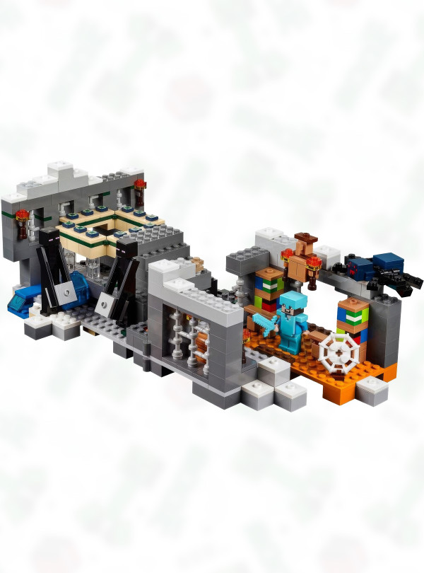 <b>DobraMAMA</b> • Конструктор minecraft для дітей lego / дитячий конструктор лего майнкрафт / портал в край / 559 деталі Різнокольоровий