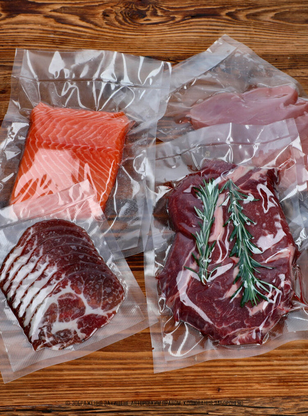 <b>OnePro</b> • Пакеты для вакууматора 25см гофрированная пленка 5м в рулоне сменная пленка для вакуумного упаковщика (3 шт)